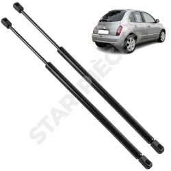 2 verin de coffre pour Nissan Micra 3 (K12) (2002-2010) amortisseurs coffre 90450AX60A 2