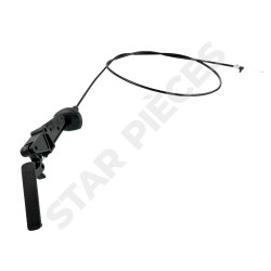 Tirador capó para Berlingo 2 (2008-2018) cable y tirador apertura del capó 5