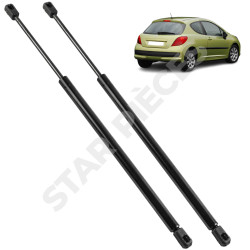 2 vérin de coffre pour Peugeot 207 et 207+ (2006-2014) vérin hayon 8731L7, 8731XQ, 1615076680 2