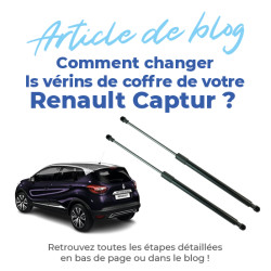 2 vérin de coffre pour Captur 1 (2013-2019) vérin hayon 844301324R, 700021054000 7