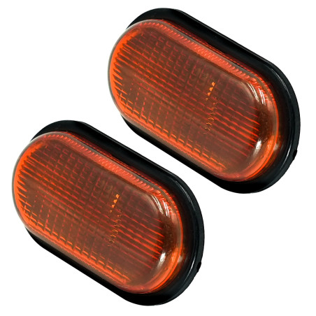Repetidores de intermitentes laterales para Renault 21 (naranja) (lateral izquierdo y derecho) | 7700822136, 7700686524 | Star-P
