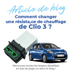 Résistance chauffage pour Clio 3 (2005-2012) résistance de ventilation 7701207718, 6441L2, 509355 10 Résistance chauffage pour Clio 3 (2005-2012) résistance de ventilation 7701207718, 6441L2, 509355 10