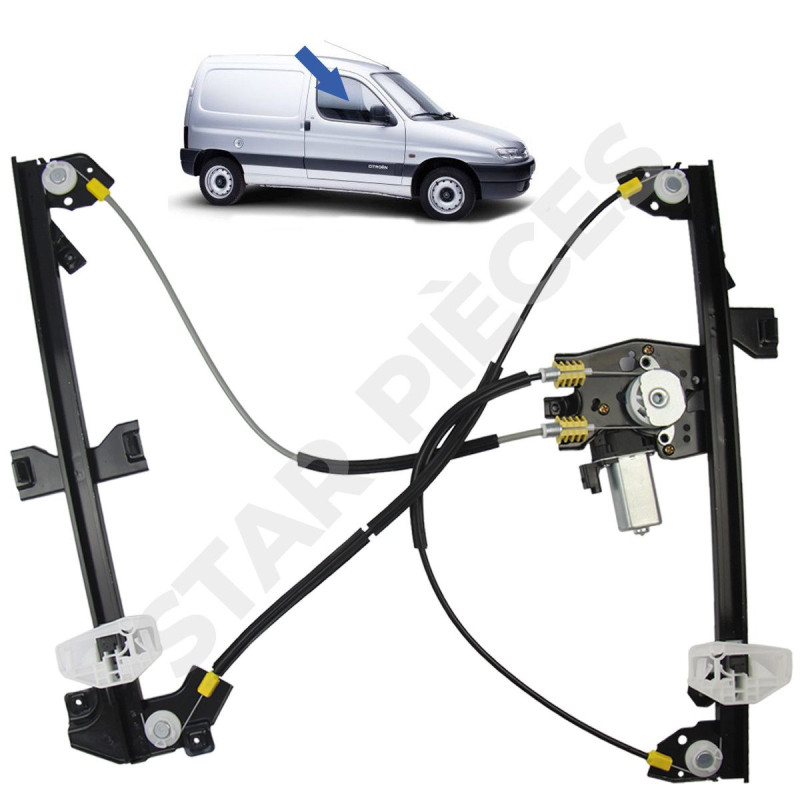 Partsline Mécanisme De Lève Vitre Électrique Avant Droit (Côté Passager