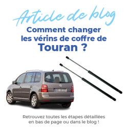 2 vérin de coffre pour Touran (2003-2010) vérin hayon 1T0827550 7