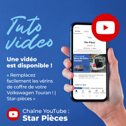 2 vérin de coffre pour Touran (2003-2010) vérin hayon 1T0827550 8