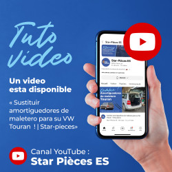 2 amortiguadores de maletero para Touran (2003-2010) muelles neumático maletero 8