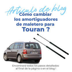 2 amortiguadores de maletero para Touran (2003-2010) muelles neumático maletero 7