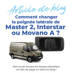Poignée de porte extérieure pour Opel Movano A (1998-2010) latérale coulissante droite 7700352420, 8200856290 5
