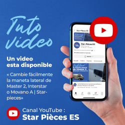 Maneta de puerta lateral exterior para Opel Movano A (1998-2010) puerta lateral corredera derecha 6