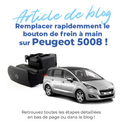 Bouton frein à main pour Peugeot 5008 (2009-2017) commande électrique-bouton frein parking 470706, 9666405677 8