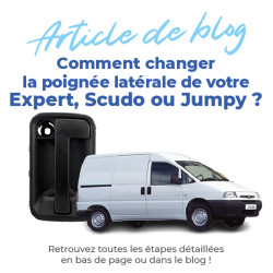 Poignée de porte extérieure pour Peugeot Expert 1 (1995-2006) latérale coulissante droite 9101G8 4