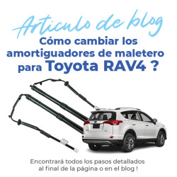 2 amortiguadores electrico de maletero para Toyota RAV4 (2012-2019) muelles neumático maletero 14