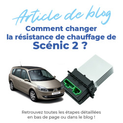 Résistance chauffage pour Scenic 2 et Grand Scenic 2 (2003-2009) résistance de ventilation 7701207718, 6441L2, 509355 10