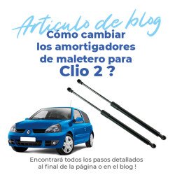 2 amortiguadores de maletero para Clio 2 (desde 1998) muelles neumático maletero 7