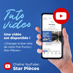 Lève vitre pour Fiat Punto, Grande Punto et Punto Evo (2005-2018) AVEC MOTEUR - avant gauche (côté conducteur) 51723316 8