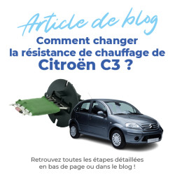 Résistance chauffage pour Citroen C3 1 (2002-2012) résistance de ventilation 6450JP, 55295, 9636618080 9