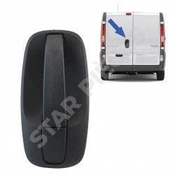 Poignée de porte extérieure pour Opel Vivaro A (2001-2014) porte battante arrière 4