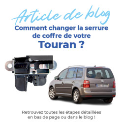 Serrure de coffre pour Touran (2007-2016) centralisation hayon arrière - coffre 1K6827505E9B9 7
