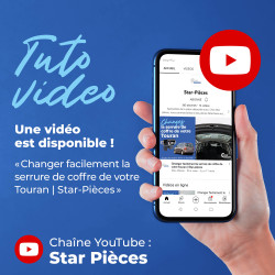 Serrure de coffre pour Touran (2007-2016) centralisation hayon arrière - coffre 1K6827505E9B9 8