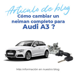Bombín de arranque para Audi A3 (2004-2020) con 2 llaves 7