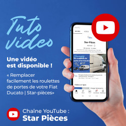 Kit roulettes de porte latérale pour Ducato (à partir de 2006) porte coulissante droite 8