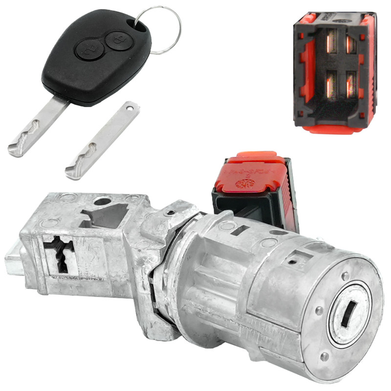 Kit Aplicable Neiman Clio 3 Kangoo 2, Bloqueo De Dirección De Encendido Antirrobo Con Llave Para Trafic Master Duster Sandero Nv300 Nv400 7701208408 85398837 Kit Aplicable Neiman Clio 3 Kangoo 2, Bloqueo De Dirección De Encendido Antirrobo Con Llave Para Trafic Master Duster Sandero Nv300 Nv400 7701208408 85398837