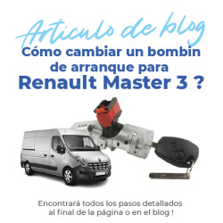 Bombín de arranque para Master 3 (desde 2010) con 2 llaves 9