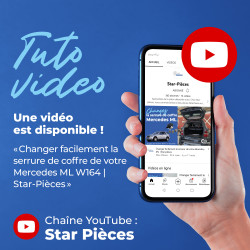 Serrure de coffre pour ML W164 (2005-2011) centralisation hayon arrière - coffre 1647400335 8