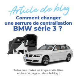 Serrure de porte pour BMW Serie 3 (E90-E91-E92-E93-F30-F34-F80) (2005-2018) centralisation avant gauche 51217202143 6