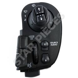 Commodo pour Kangoo 2 (à partir de 2007) essuie-glace, lave glace et commandes réglages radio 2