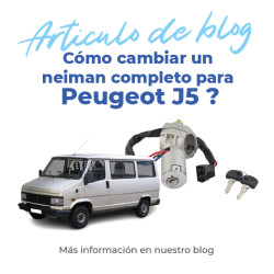 Bombín de arranque para Peugeot J5 (1982-1994) con 2 llaves 1