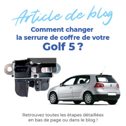Serrure de coffre pour Golf 5 (2003-2009) centralisation hayon arrière - coffre 1K6827505E9B9 10