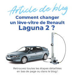 Lève vitre pour Laguna 2 (2001-2007) arrière gauche (arrière du conducteur) 8200000557, 8200008329, 8200485201 5