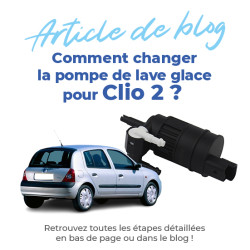 Pompe de lave glace duale pour Clio 2 et Clio Campus (à partir de 1998) avant et arrière 7700430702, 7700431079 7