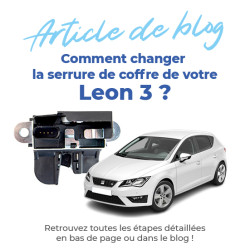 Serrure de coffre pour Seat Leon 3 (2012-2020) centralisation hayon arrière - coffre 9