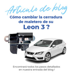 Cerradura maletero para Leon 3 (2012-2020) centralizado porton - maletero trasero 9