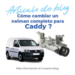 Bombín de arranque para Volkswagen Caddy 3 (2004-2015) con 2 llaves 7
