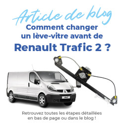 Lève vitre pour Trafic 2 (2001-2014) AVEC MOTEUR - avant gauche (côté conducteur) 7700311820, 91165704 6