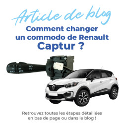 Commodo pour Captur 1 (2013-2019) (15 broches et prise) avec antibrouillards arrière uniquement 8