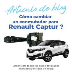 Mando luces para Renault Captur (2013-2019) luces, faros, intermitentes y luces de antiniebla delantero y trasero 7