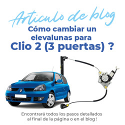 Elevalunas para Clio 2 y clio Campus (1998-2005) CON MOTOR - delantero izquierdo (3 puertas) 7700842247 8