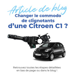 Commodo clignotant pour C1 (2005-2014) phares, clignotants et antibrouillards arrière uniquement 11