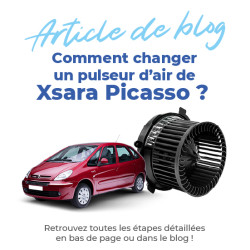 Pulseur d'air pour Citroen Xsara Picasso (1999-2010) avec résistance pulseur de chauffage 6441K0 6441AG 6441N9 8