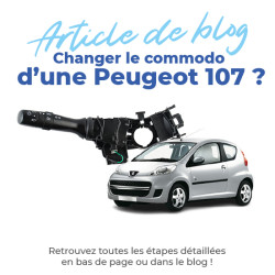 Commodo pour Peugeot 107 (2005-2014) phares, clignotants et antibrouillards arrière uniquement 12