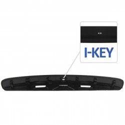 Poignée de coffre pour Nissan Qasqhai (2007-2013) baguette de coffre AVEC fonction I-KEY (bouton ouverture automatique) (noire) 3