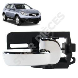 Poignée de porte intérieure pour Nissan Qashqai (2007-2013) avant droite ou arrière droite 2