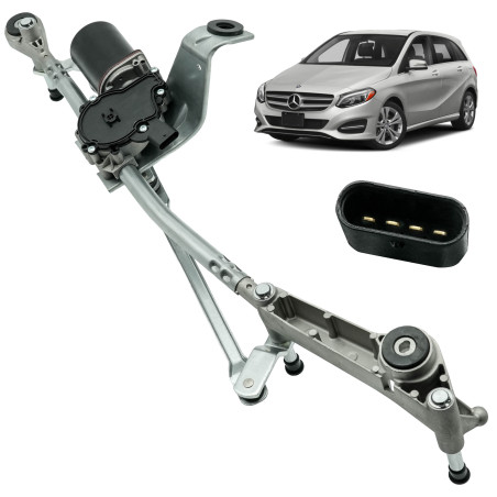 Tringlerie d'essuie-glace avec moteur pour Mercedes Classe B | Star-Pièces
