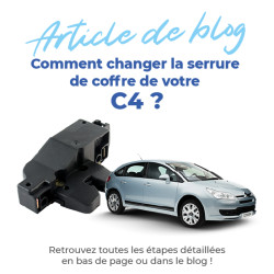 Serrure de coffre pour C4 1 (2004-2010) centralisation hayon arrière - coffre 9652301980, 87197 7