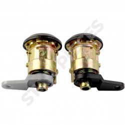Jeu de 2 barillets serrures de porte avant Ford Courier (1995-1999) avant gauche et avant droit. Vendu avec double clés 2