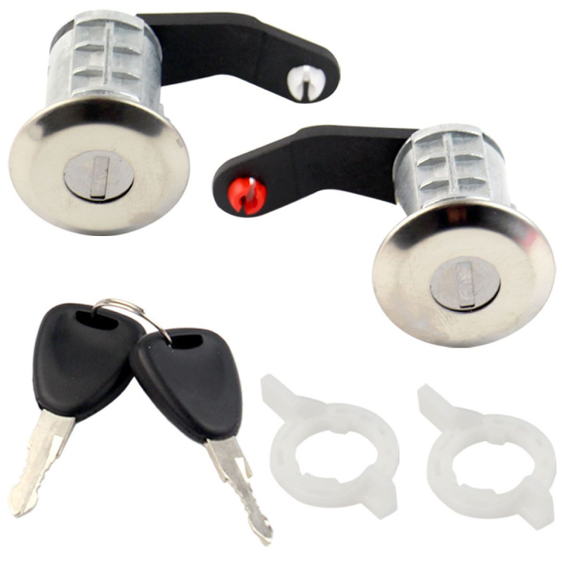 Kit 2 barillets serrures de porte Nissan Interstar